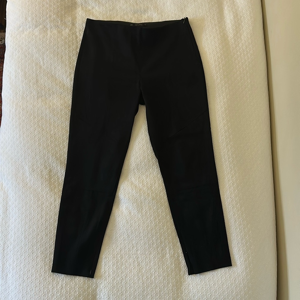 Zara Suede Legging Pants